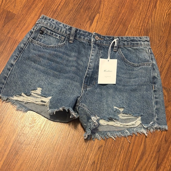 KanCan Pants - NWT Kancan Blue Distressed Jean Shorts